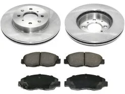 DuraGo - Front Ceramic Brake Pads And Rotor Kit - 1996 - 2005 Honda Civic - BK7013776