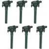 TRQ - Ignition Coil Set - 6 Piece - 2004 - 2006 Chrysler Pacifica V6 3.5L (8th Vin Digit 4) - ICA61473