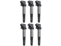 TRQ - Ignition Coil Kit - 6 Piece - 2003 - 2005 BMW 325i 2.5L 6-Cylinder - ICA61503