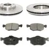 DuraGo - Front Semi Metallic Brake Pads And Rotor Kit - Vented Rotors - 2001 - 2007 Ford Escape - BK7094512