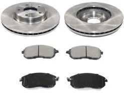 DuraGo - Front Ceramic Brake Pads And Rotor Kit - 2007 - 2012 Nissan Altima, 2013 Nissan Altima Coupe - BK7162716