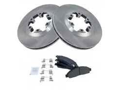 TRQ - Front Ceramic Brake Pad And Rotor Kit - 2004 - 2008 Chevrolet Colorado - BKA11410