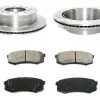 DuraGo - Rear Ceramic Brake Pad And Rotor Kit - 2001 - 2007 Toyota Sequoia - BK7060716