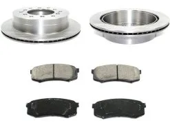 DuraGo - Rear Ceramic Brake Pad And Rotor Kit - 2001 - 2007 Toyota Sequoia - BK7060716