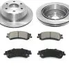 DuraGo - Rear Ceramic Brake Pad And Rotor Kit - 1999 - 2006 GMC Sierra 1500 - BK7104026