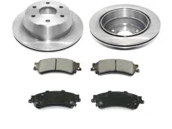 DuraGo - Rear Ceramic Brake Pad And Rotor Kit - 1999 - 2006 GMC Sierra 1500 - BK7104026