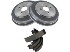 TRQ - Rear Brake Drum And Brake Shoe Kit - 2005 - 2008 Chevrolet Cobalt - BKA10481