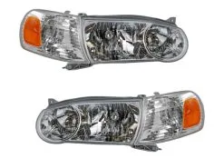 DIY Solutions - Headlight And Cornering Light Kit - 4 Piece - 2001 - 2002 Toyota Corolla - LHT04097
