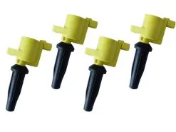 Replacement - Yellow Ignition Coil Kit - Set Of 4 - 2010 - 2013 Ford Transit Connect - 904-031Y-K4