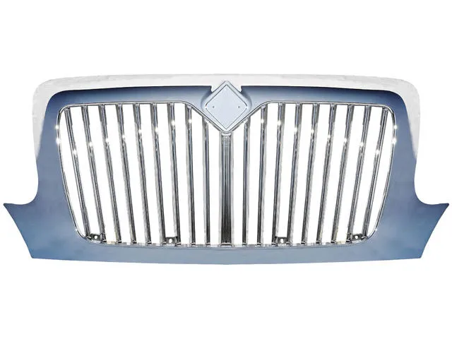 Dorman - Front Radiator Grille - Chrome - 2002 - 2019 International 4300 - 242-5107 1 Dorman - Front Radiator Grille - Chrome - 2002 - 2019 International 4300 - 242-5107
