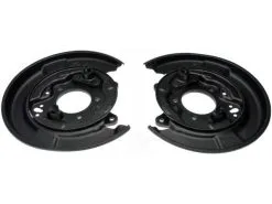 Dorman - Rear Brake Backing Plate Set Of 2 - Black - 2004 - 2006 Toyota Camry - 924-661