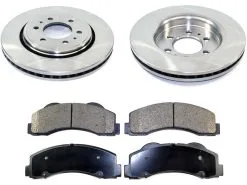 DuraGo - Front Ceramic Brake Pad And Rotor Kit - 2010 - 2020 Ford F150 - BK7135826