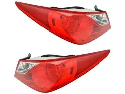 DIY Solutions - Tail Light Assembly 2 Piece Set - 2011 - 2014 Hyundai Sonata (Excluding Hybrid Models) - LHT07737