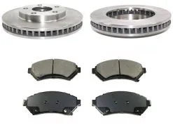DuraGo - Front Semi Metallic Brake Pad And Rotor Kit - 1997 - 2005 Buick Century - BK7102132