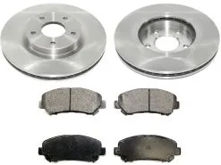 DuraGo - Front Ceramic Brake Pad And Rotor Kit - 2008 - 2011 Nissan Rogue - BK7121236