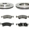 DuraGo - Front Semi Metallic Brake Pads And Rotor Kit - 2003 - 2006 Ford Expedition - BK7095112