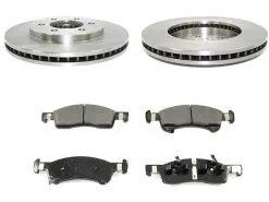 DuraGo - Front Semi Metallic Brake Pads And Rotor Kit - 2003 - 2006 Ford Expedition - BK7095112