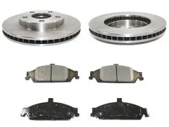 DuraGo - Front Semi Metallic Brake Pads And Rotor Kit - 1999 - 2005 Pontiac Grand Am - BK7102412