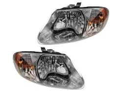 DIY Solutions - Headlight Assembly - Set Of 2 - 2001 - 2007 Dodge Caravan - LHT03136