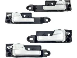 Replacement - Interior Chrome Door Handle Set - 4 Piece, Front And Rear, Left And Right - 2006 - 2012 Ford Fusion - 914-A01