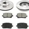 DuraGo - Front Ceramic Brake Pad And Rotor Kit - 2003 - 2008 Pontiac Vibe - BK7058526