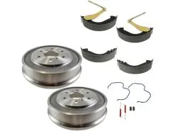 DIY Solutions - Rear Brake Drum And Brake Shoe 4 Piece Kit - 2005 - 2008 Chevrolet Silverado 1500 - BFS00100
