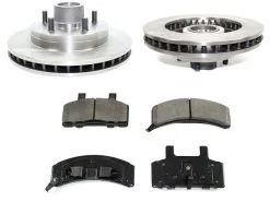 DuraGo - Front Ceramic Brake Pad And Rotor Kit - 1995 - 1999 Chevrolet C1500 - BK7037916