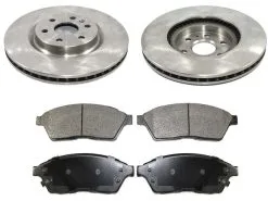 DuraGo - Front Ceramic Brake Pads And Rotor Kit - 2010 - 2016 Cadillac SRX - BK7135516