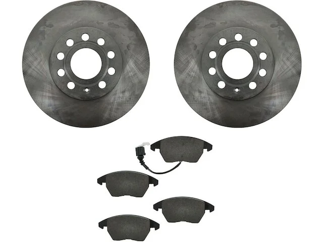 DIY Solutions - Front Ceramic Brake Pad And Rotor Kit - 2005 - 2014 Volkswagen Jetta TDI - BFS00522 1 DIY Solutions - Front Ceramic Brake Pad And Rotor Kit - 2005 - 2014 Volkswagen Jetta TDI - BFS00522