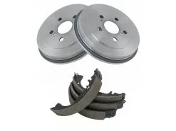 TRQ - Rear Brake Drum And Brake Shoe Kit - 2003 - 2008 Toyota Corolla (From 03/00/2003) - BKA10459