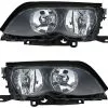 DIY Solutions - Halogen Headlight Assembly - Set Of 2 - Without Chrome Trim - 2002 - 2005 BMW 325i - LHT03743