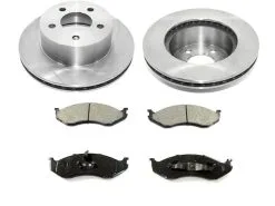 DuraGo - Front Ceramic Brake Pad And Rotor Kit - 1990 - 1999 Jeep Cherokee 4WD - BK7019616