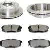 DuraGo - Rear Ceramic Brake Pads And Rotor Kit - 2007 - 2020 Toyota Tundra - BK7111716