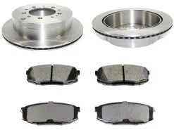 DuraGo - Rear Ceramic Brake Pads And Rotor Kit - 2007 - 2020 Toyota Tundra - BK7111716