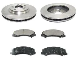 DuraGo - Front Ceramic Brake Pads And Rotor Kit - 2006 - 2011 Buick Lucerne - BK7107816