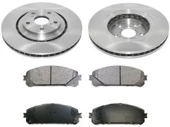 DuraGo - Front Ceramic Brake Pads And Rotor Kit - 2008 - 2019 Toyota Highlander - BK7122916