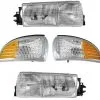 DIY Solutions - Headlight And Cornering Light Kit - 4 Piece - 1994 - 1996 Chevrolet Impala - LHT04126